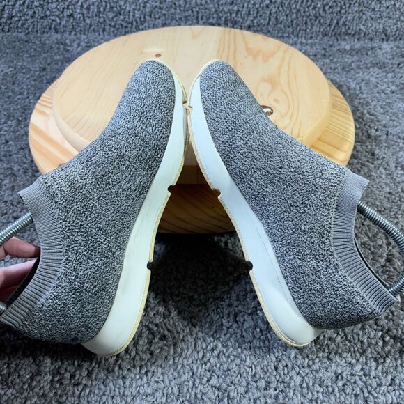 Vince Theroux Knit Sock Sneakers Womens 7.5 Gray Slip On Low Top Casual Shoes - Picture 5 of 7